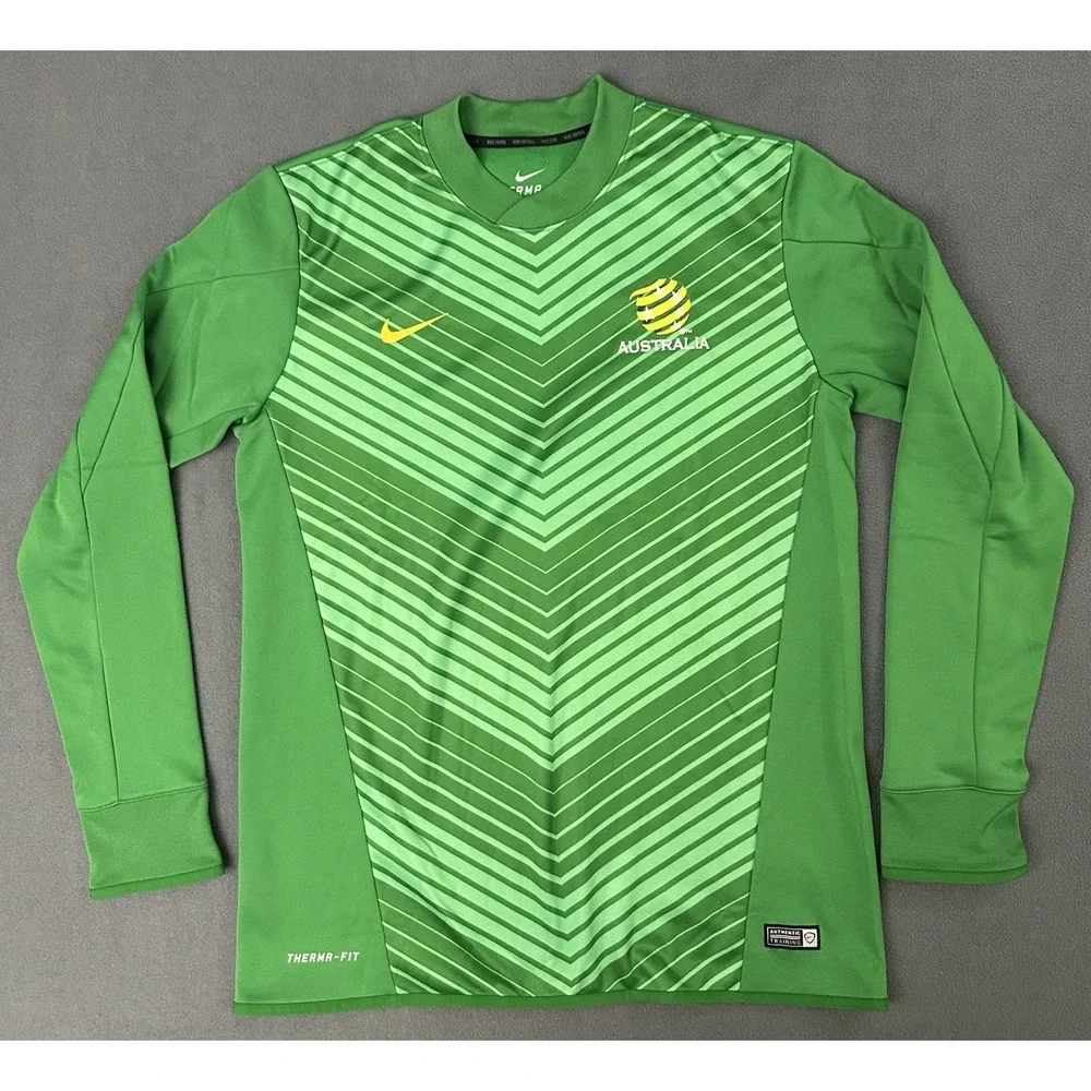 Nike Australia Socceroos Therma-Fit Pre-Match Warm Up Top Size Large